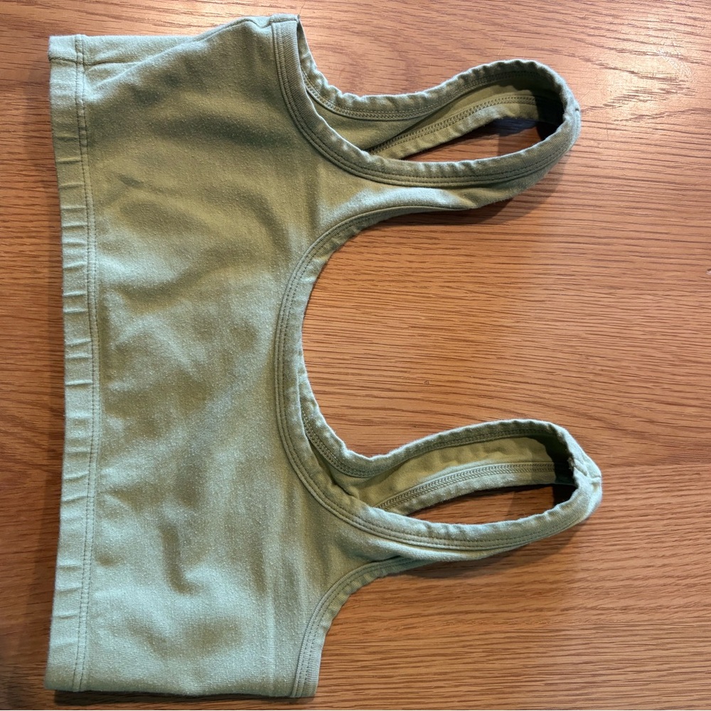 ARQ - wide strap bra “fern” M